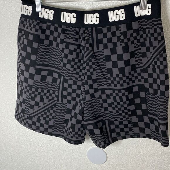 NWT- UGG- Chrissy Short Checks- boyfriend short- black and grey- Size X-Large - Picture 7 of 11